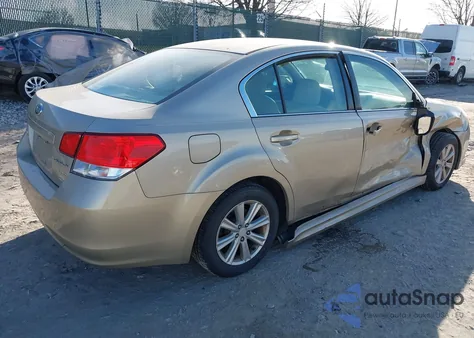 2010 Subaru Legacy 2.5I Premium from USA, damaged, VIN 4S3BMBB64A3246785